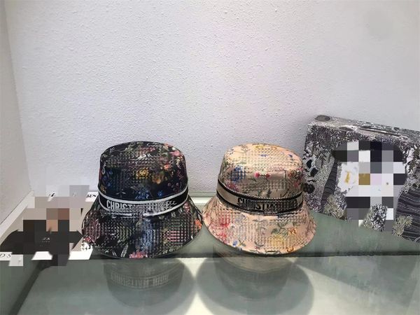 

2023 summer new harajuku fisherman hat graffiti pattern women's men's fishing fisherman hat women's autumn outdoor leisure hi, Blue;gray