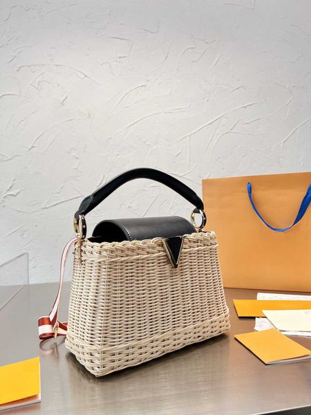 

2023 luxury designer beach bags women fashion handbags clutch messenger bags large capacity crossbody shoulder bag