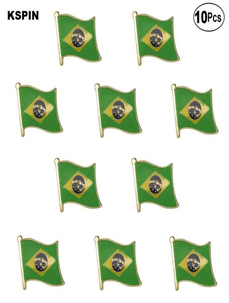 

brazil flag lapel pin flag badge brooch pins badges012349240248, Gray