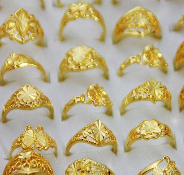 

gold plated fashion open band rings for diy craft jewelry gift 20pcslot mix style ri212324197, Silver