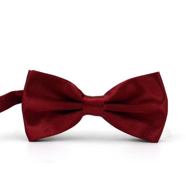 

solid colors bow ties for weddings fashion man and women mens ties leisure neckwear bowties, Red;black