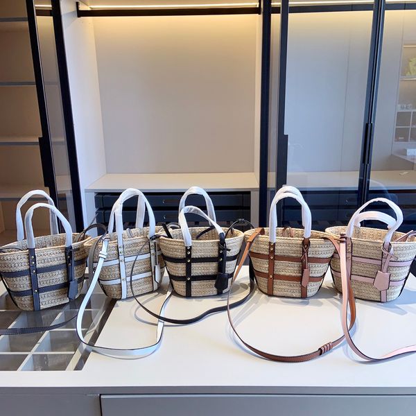 

new designer summer seaside holiday beach bag high sense lafite hand woven bag women's shoulder bag