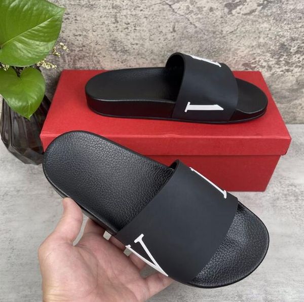 

men women slippers slipper slide summer fashion wide flat sandals indoor flip flop size eur 36-46 c86, Black