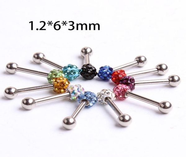 

single crystal helix ear ring 50pcslot es04 mix 10 colors body pircing jewelry ferido shamballa ring5783778, Slivery;golden