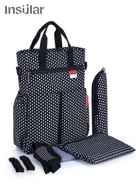 

whole dots style baby diaper bag women tote bag fashion messenger mommy bag3031070