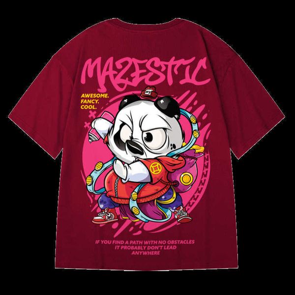 

fashion brand oversize fat men's clothing plus large size guochao hip hop loose short sleeve tshirt half sleeve fashion otfy, White;black