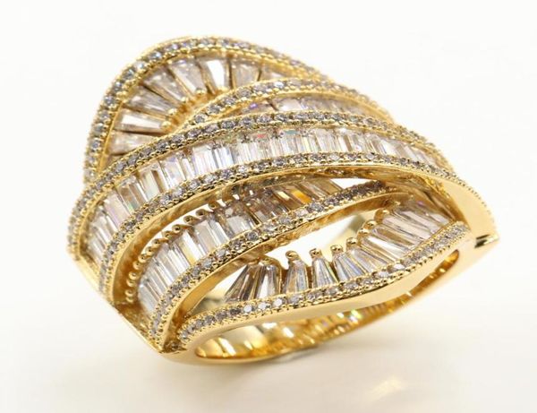 

victoria wieck rulalei fashion jewelry 925 sterling silvergold fill princess cut white z cz diamond women wedding wide eterni9895722, Slivery;golden