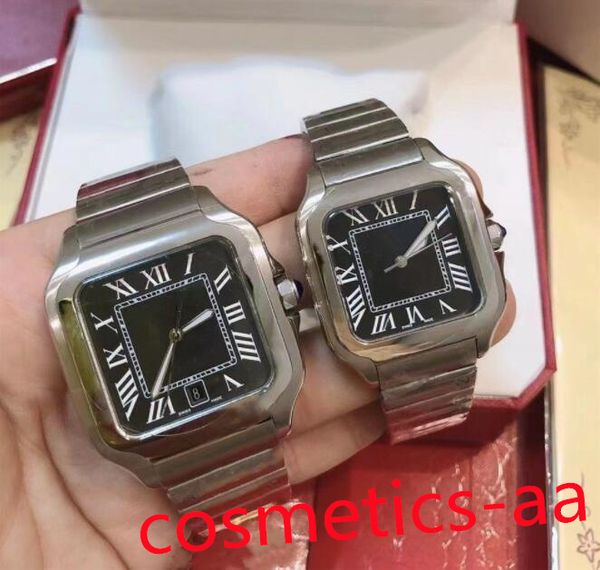 

multicolor watch men 34mm 39mm women's men's designer watchs square automatic mechanical sport life waterproof watches full steel, Slivery;brown