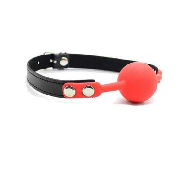 

38% off ribbon factory store slaves use silicon balls to open their mouths and enslaved idols controlling exotic female accessory toys, Red;black