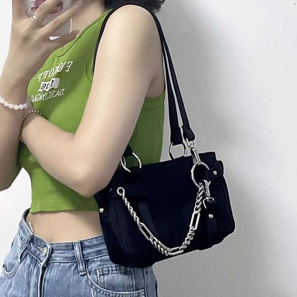 

travel nylon totes luxury designer purses handbags for summer women 2023 chain spring underarm and black handsome shoulder bags