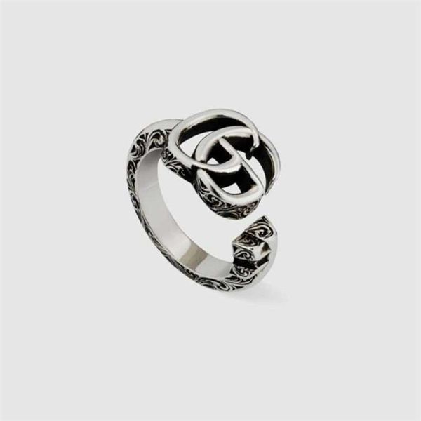 

designer jewelry bracelet necklace key hip hop hollow out men's women's same style couple ring high quality, Silver