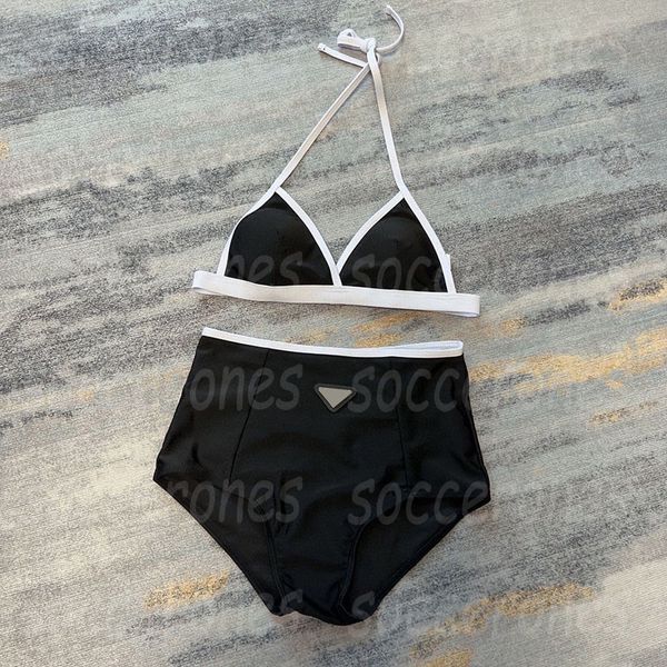 

black women bikini swimwear split beach bra briefs padded bathing suits