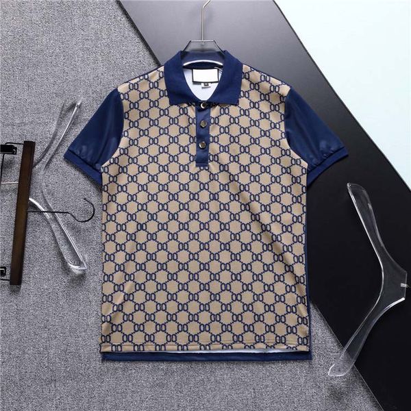 

2023 mens brand clothes luxury designer polo shirts men's casual polo fashion snake bee print embroidery t shirt high street mens polos, White;black