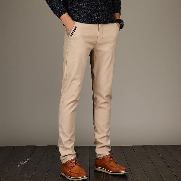

pants dimi men trousers mens clothing spring pants men fashion business stretch men chinos casual black cotton pants