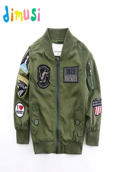 

dimusi spring jackets for boy coat army green bomber jacket boy039s windbreaker autumn jacket patchwork kids children jacket bc7424574, White