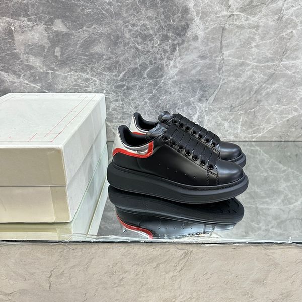 

2023mens women designer sneaker casual shoes leather sneakers embroidered stripes white shoes flat 0529, Black