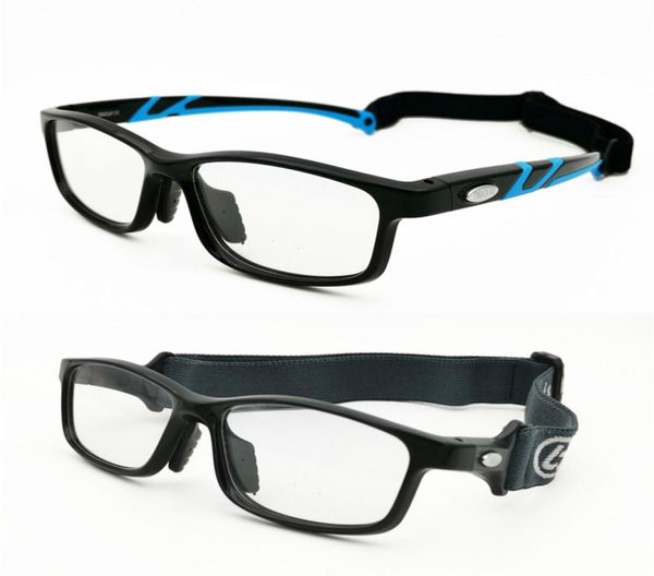 

wholedual temple 2 elastic strap myopia prescription glasses sports eyeglasses sporting square myopia eyeglasses sl0026388583, Black