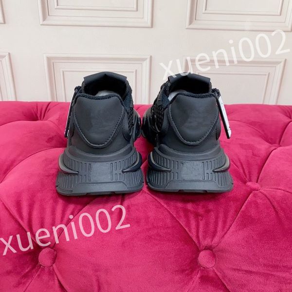 

casual shoes women shoe leather fashion sneakers lace up comfort pretty designer trainers for daily life mens sneakers, Black