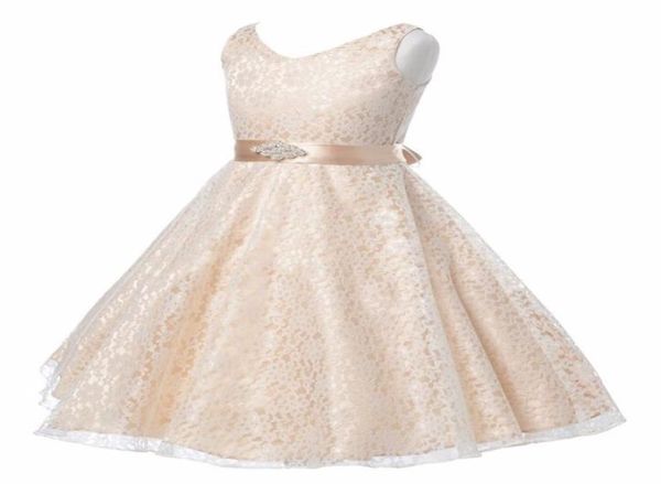 

children sleeveless princess lace spring and autumn new production dress casual fashion8079647, White;blue