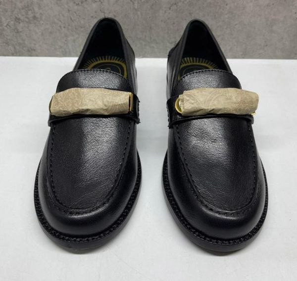 

summer classic ladies sandals fashion metal buckle leather pointed flat shoes nonslip wedding party shallow mou7216105, Black