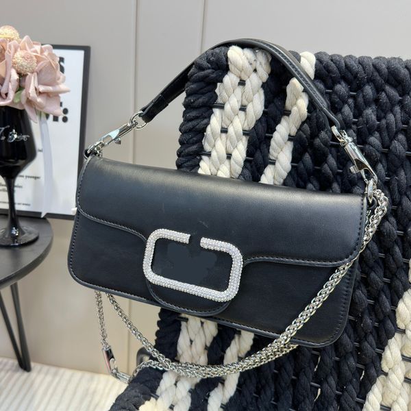 

women leather handbag small square bag shoulder crossbody bag diamond letter genuine leather cowhide chain package fashion handbags high qua