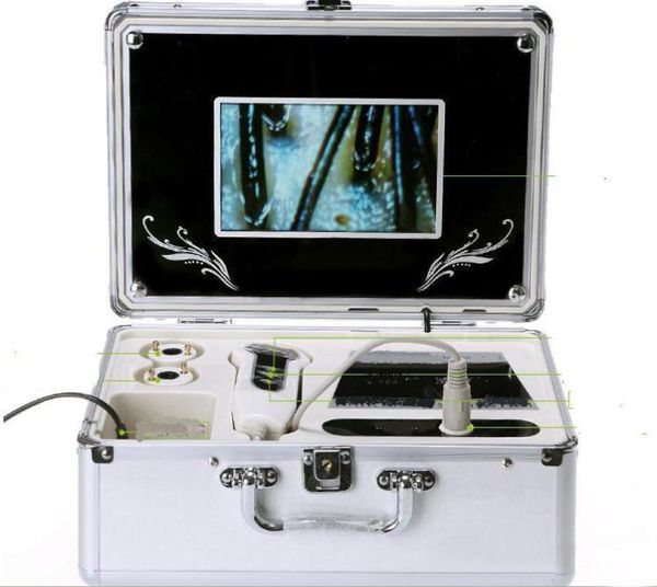 

new arrival hair camera skin tester scalp hair detector with two lens hair skin testing scanner instrument5143600