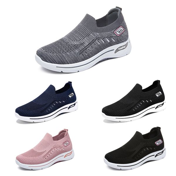 

men's shoes spring new flying weaving casual sports shoes breathable and comfortable couple casual shoes 02, Black