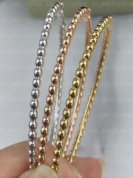 

fashion classic lucky 4four leaf clover link chain beads bracelet stainless steel for 18k plated gold womengirls wedding valenti9403220, Black