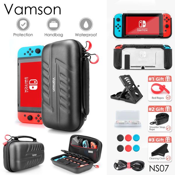 

organizer vamson for switch case bag waterproof travel carrying handbag screen protective cover for nintendo switch accessories game ns07
