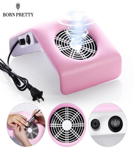 

4030w nail dust collector with fan pink white electric drill machine cleaning art tools3460993, Silver