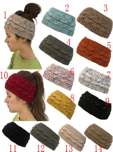

womens cable knit ear warmer headband winter fleece lined headwrap9645021, Blue;gray