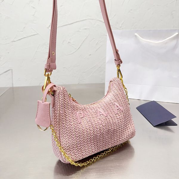 

fashion bags designer totes straw bag luxury shoulder bags woven handbags classic hobo bags beach bag fashion brand lady crossbody handbag p