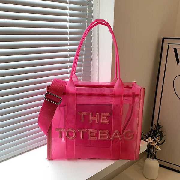 

2023 new style popular jelly bag summer simple one shoulder handbag texture bags tote bag 230531