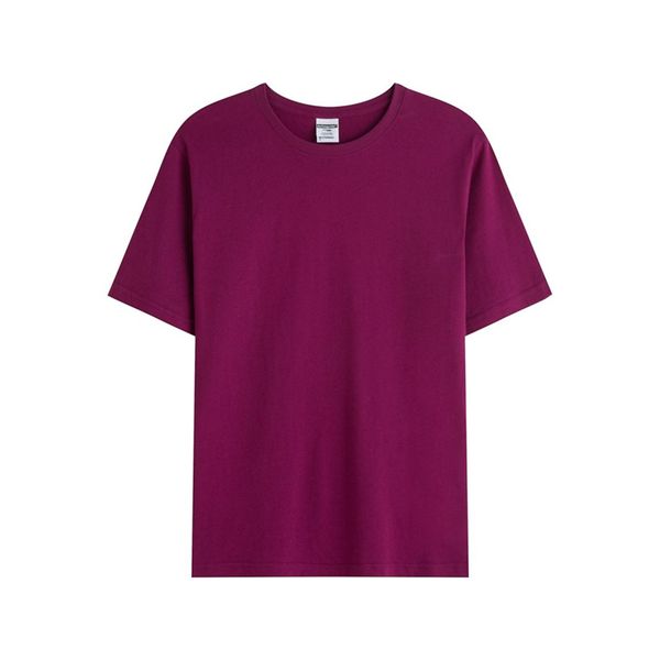 

new sports outdoor clothing fan summer round neck men purple t-shirt, Black