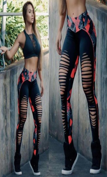 

hollow out yoga pants for women fitness leggins gym clothing pant workout running tight sport leggings52814347605012, White;black