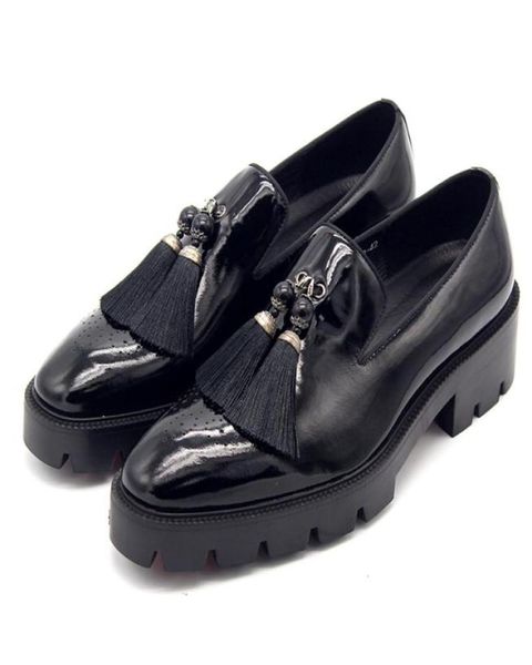 

handmade cowhide tassel loafers male wedding dress shoes british style men formal business oxfords homre moccasins2676348, Black