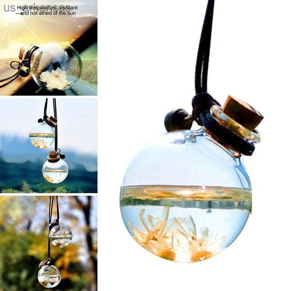 

novelty items rear view mirror car ornament pendant air freshener bottle perfume home hanging decoration fragrance ball interior l230523