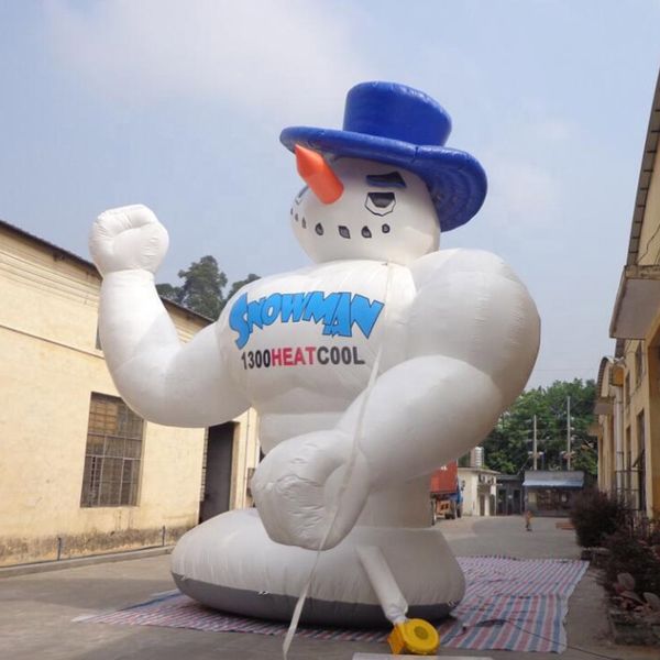 

customed 3/4/6/8m height inflatable snowman santa claus christmas decoration