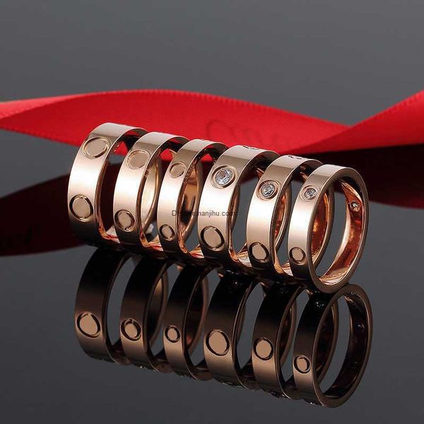 

designer luxury cait brand tier v high edition new product cnc star love diamond lovers ring luxury rose gold 18k screw, Silver