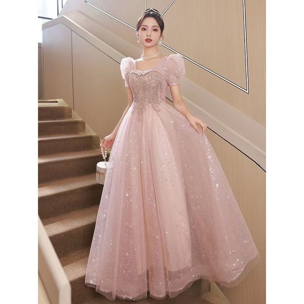 

pink long prom dresses cap sleeve bling 3d lace appliques sequins beaded floor length celebrity formal feather train evening dresses plus si, Black;red