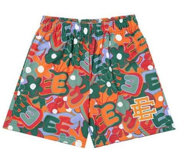 

summer mens fashion men's t-shirts brand ee basic shorts eric emanuel casual mesh short newyork city skyline designers gym running fitn, White;black