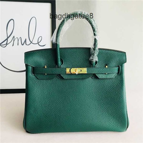 

berkin designer birkins tote bag 2023 lady bags fashionable leather lychee pattern one shoulder portable messenger multicolor 25 inches