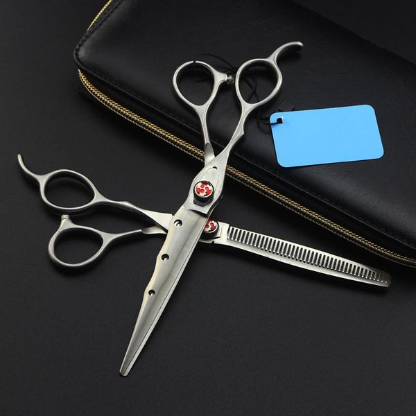 

shears professional jp 440c 7 inch left handed matte hair cutting scissors haircut thinning barber tools shears hairdresser scissors