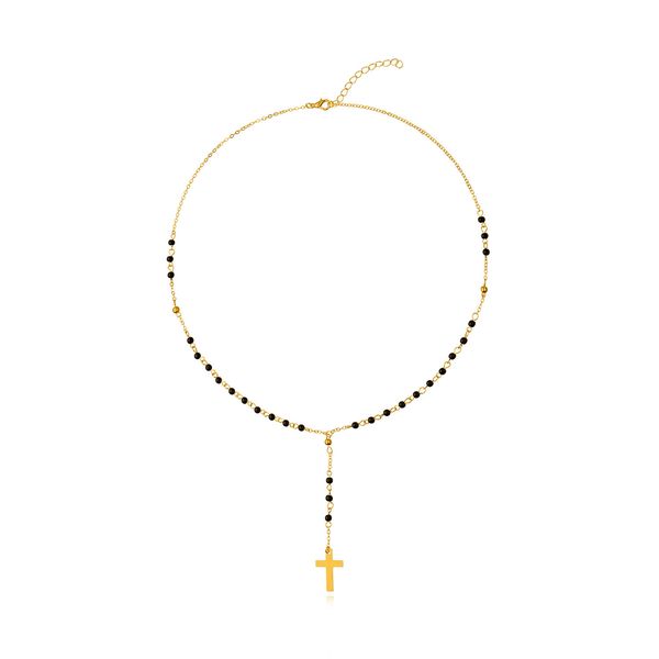 

gold cross necklace for her long tassel turquoise bead cross necklace pendant necklace designer for women wholesale clavicle chain thanksgiv, Silver