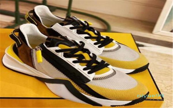 

men flow sneakers shoes comfort nylon suede casual women sports zipper rubber runner sole tech fabrics outdoor trainer9130312, Black