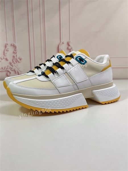 

new women designer sneaker casual shoes leather sneakers embroidered stripes white shoes flat platform walking sports trainers2023, Black