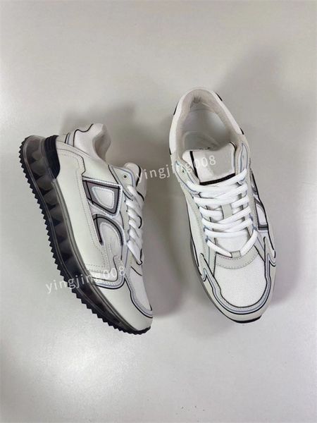 

2023brand designer fashion casual shoes man canvas shoes leather black sole sneakers