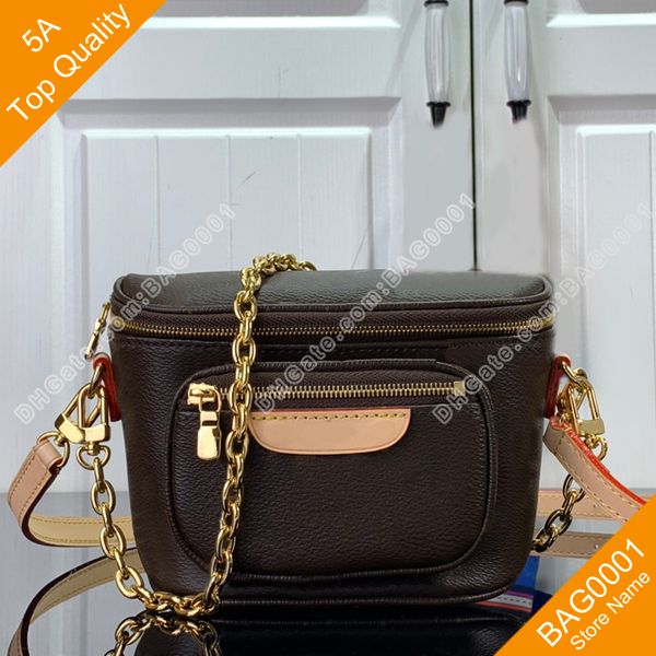 

mini bumbag bags fashion waist luxury designer bag mirror quality canvas crossbody with box b453