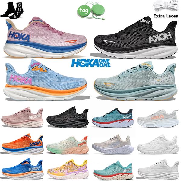 

2023 og designer hokas shoes hoka bondi 8 clifton 9 outdoor sports summer soog triple black white carbon x 2 on cloud floral people dhgate f