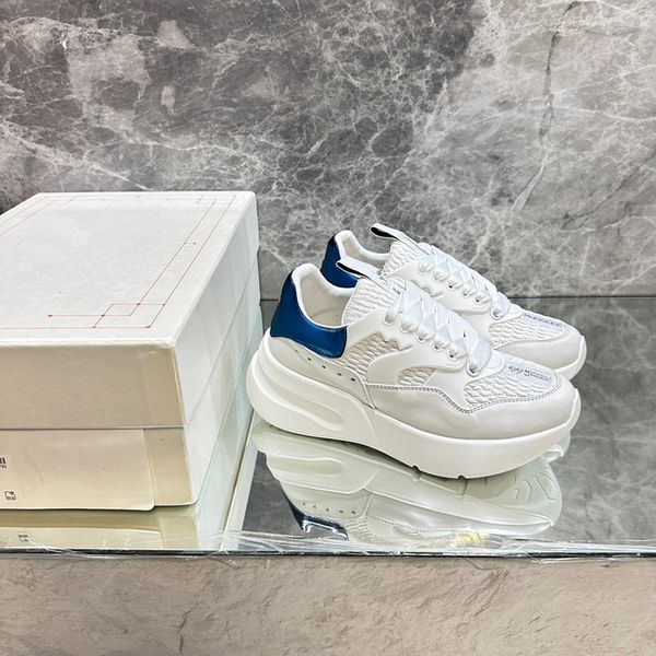 

new men womens designer sneaker casual shoes leather sneakers embroidered stripes white shoes flat platform walking sports trainers 0529, Black